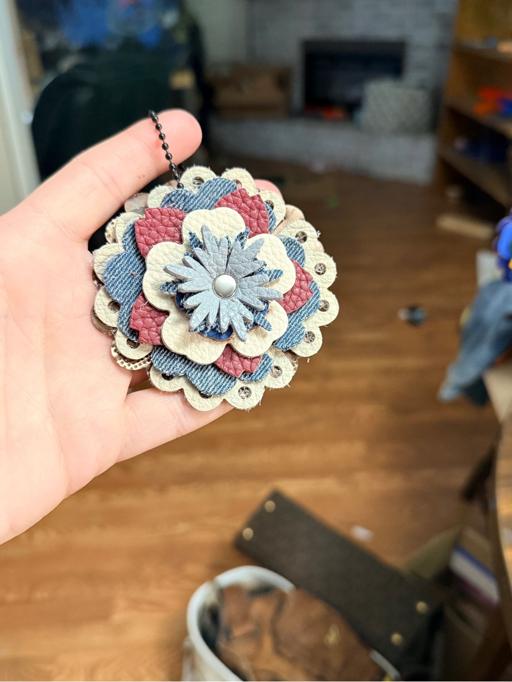 Handmade Floral Bag Charm
